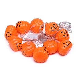 Электрогирлянда Тыквочки, 2м, 10 ламп