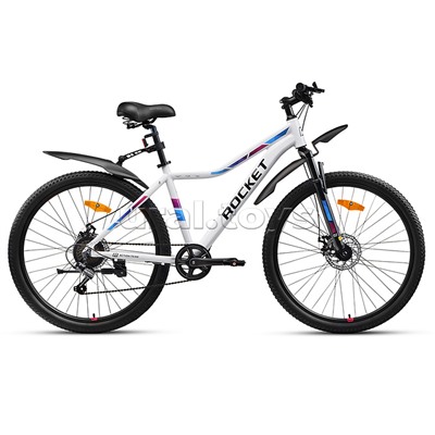 Велосипед 27,5" Rocket Vela alloy Pro 2.0, цвет белый, размер 17"