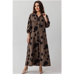 Платье  6145/09/Хаки, черный