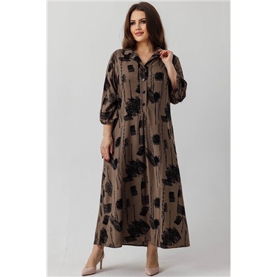 Платье  6145/09/Хаки, черный