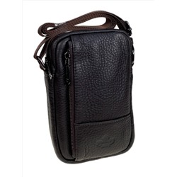 Сумка мужская из натуральной кожи, цвет коричневый