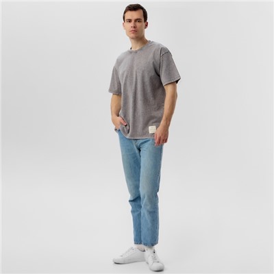 Футболка мужская MIST из вареного хлопка, серый, р-р M