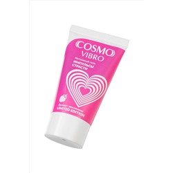 Возбуждающий гель на водно-силиконовой основе Cosmo Vibro с ароматом земляники - 25 гр.