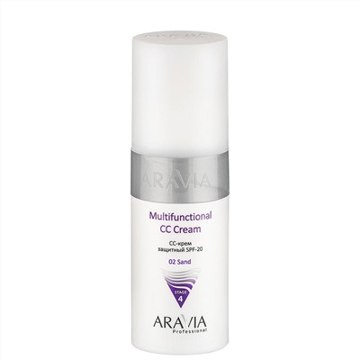 ARAVIA CC-крем защитный SPF-20 тон 02 песочный 150 мл