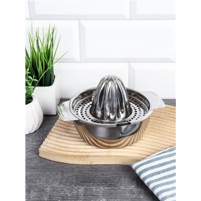 Соковыжималка ручная металлическая с миской 450 мл / XO-305 /уп 120/