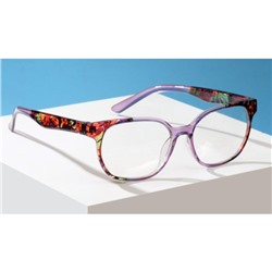 Готовые очки Oscar 8167, цвет фиолетовый, отгибающаяся дужка, +3,25
