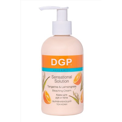 Domix Green Professional Крем для рук и тела выравнивающий тон кожи / Tangerine & Lemongrass, 260 мл KRISTALLER, 1106617