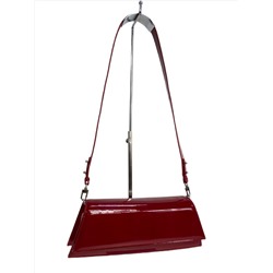 Женская сумка из натуральной кожи, цвет  красный