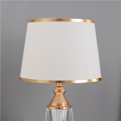 Лампа настольная «Юри» 1×40 Вт Е27 1×3 Вт LED золото 25×25×41 см