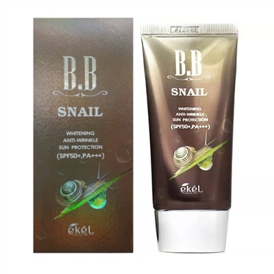 Ekel BB крем с улиточным муцином SPF50+ PA+++, 50 мл