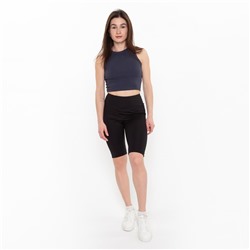 Велосипедки женские, цвет чёрный, размер 44