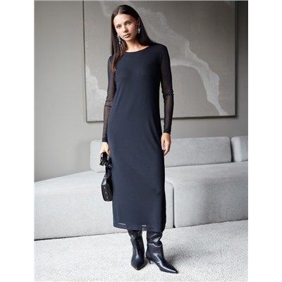 Платье из сетки с подкладкой