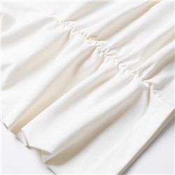 Футболка со спущенным плечом и драпировкой, Аромат свободы (blanc style)