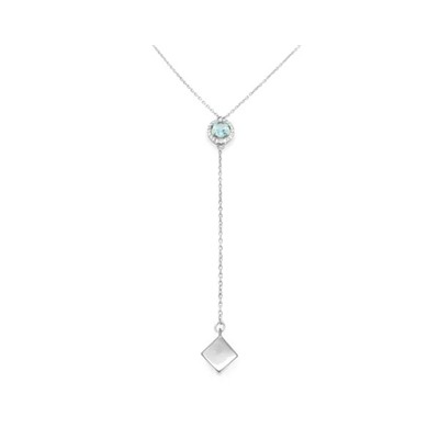 Колье из серебра топаз, Ю-51056р