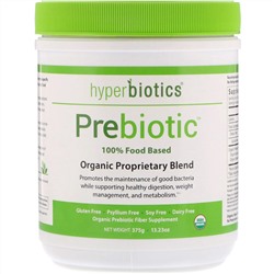 Hyperbiotics, Prebiotic, органическая патентованная смесь, 375 г (13,23 унции)