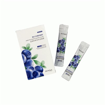 Ночная маска для лица с черникой Bioaqua 1 шт