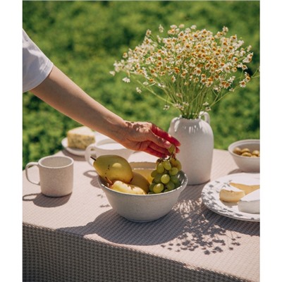 Салатник SL Home «Арена Бланка», 1.2 л, d=20 см, керамика, бежевый
