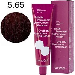 CONCEPT Infinity Стойкий краситель для волос 5.65 Темно-русый фиолетово-красный 100 мл
