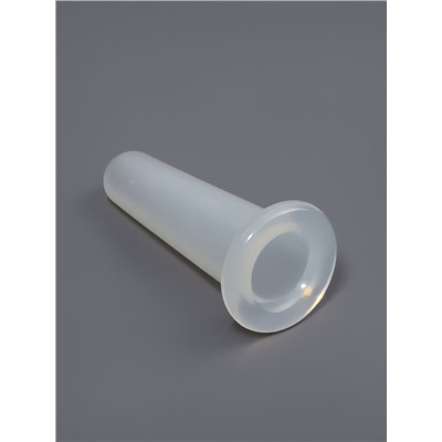 Банка вакуумная для массажа, размер M, d=3.9 см, прозрачная