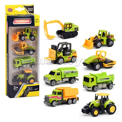 Набор машин "Строим вместе-2" в коробке