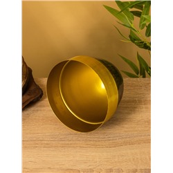 Кашпо на подставке «Золотое руно», 16.5×16.5×35.5 см, железо