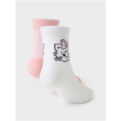 Носки детские трикотажные для девочек, 2 пары в комплекте