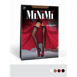 Minimi Чулки calze ROMANZA 20 (чулки под пояс с сердечками)