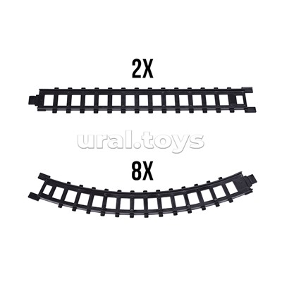 Железная дорога "Рождественское путешествие" р/у, 27 MHz, в коробке