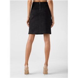 Юбки CONTE DESIRE Замшевая юбка А-силуэта c рельефными линиями