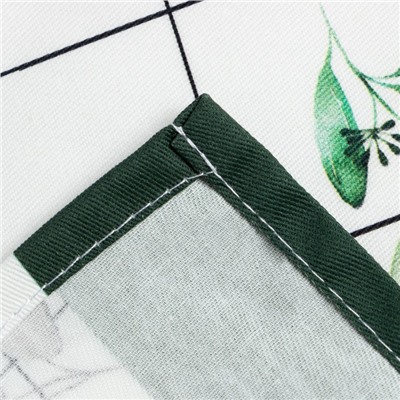 Фартук «Этель» Flora 60×70 см, 100% хлопок, саржа 190 г/м²