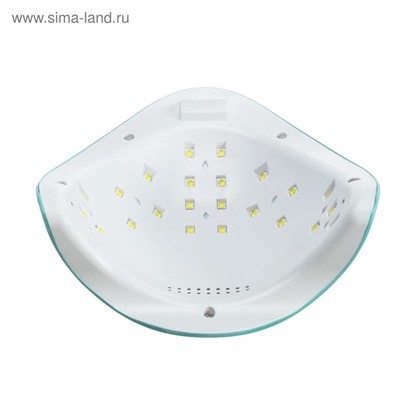 УЦЕНКА Лампа для гель-лака JessNail SUN 5, UV/LED, 48 Вт, таймер 10/30/60 сек, цвет мятный