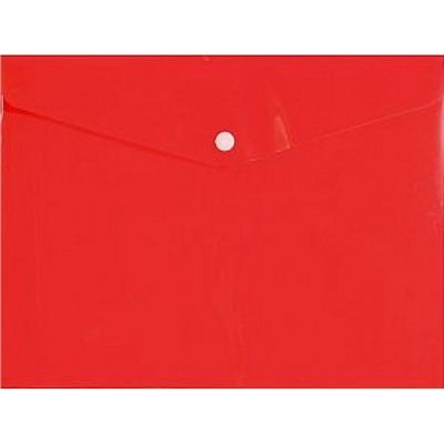Папка с кнопкой  А5 180мкм 229мм162мм красная  PK65A5R inФОРМАТ