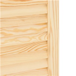 Жалюзийная дверь для бани и сауны, 120.5×39.4 см, хвоя