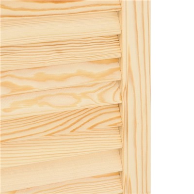 Жалюзийная дверь для бани и сауны, 120.5×39.4 см, хвоя