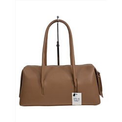 Женская сумка из искусственной кожи, цвет коричневый