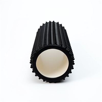 Ролик массажный Sangh, 33×12 см, цвет чёрный