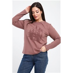 Лонгслив ЛЖ097 (Коричневый)