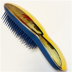 DETANGLER Ultimate Расческа с ручкой ЧЕРНО-ЗОЛОТАЯ глянец