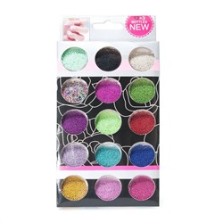 Nail Art Бисер для дизайна ногтей, 15 шт./уп., средний 9443