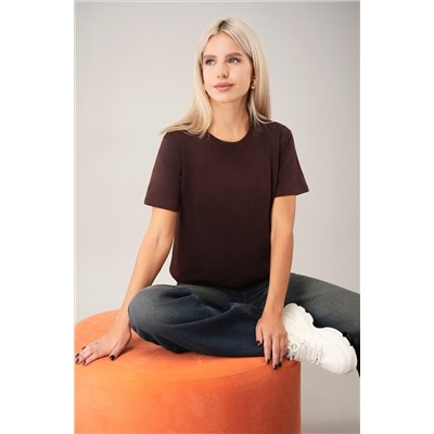 Женская базовая хлопковая футболка Happyfox