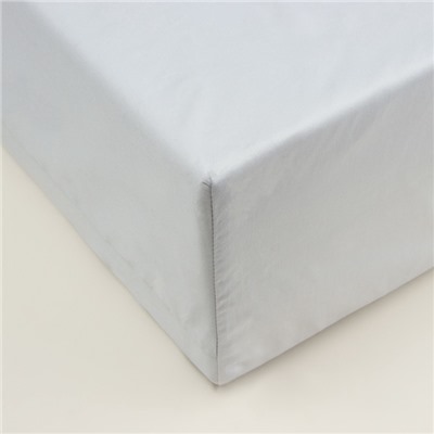 Простыня на резинке 1.5-спальная SL Home «Софт Мист», 140×200+30 см, сатин