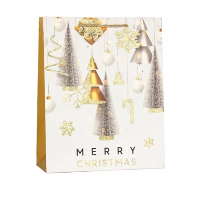 Пакет подарочный 26х32х10 / 362-33-M /уп 12/480/Новый год