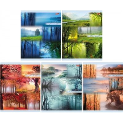 Тетрадь  80л линия "Пробуждение природы" (046931) Хатбер