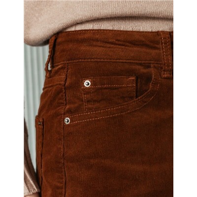 Брюки из эластичного микро-вельвета