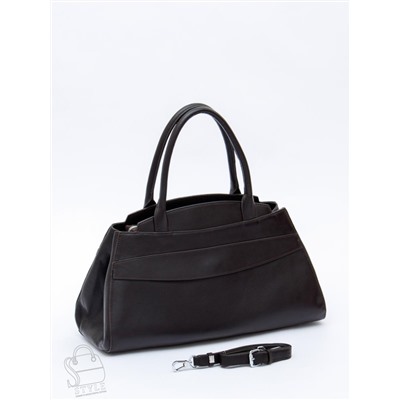 Сумка женская кожаная 3380-2QP d.coffee Polina&Eiterou  в Новосибирске