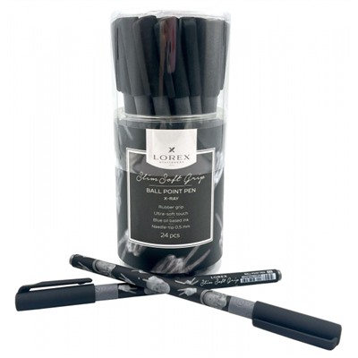Ручка шариковая масляная 0.5мм "Slim Soft Grip. LOREX X-RAY" синяя LXOPSSG-XR (256434) LOREX