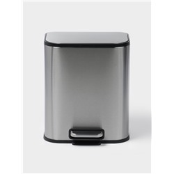 Ведро мусорное с педалью Stölz, 5 л, нержавеющая сталь, хром матовый