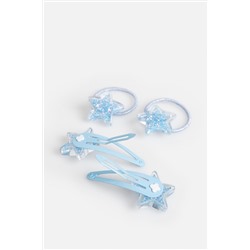 Набор из 2 резинок и 2 заколок ACOOLA, 1076264