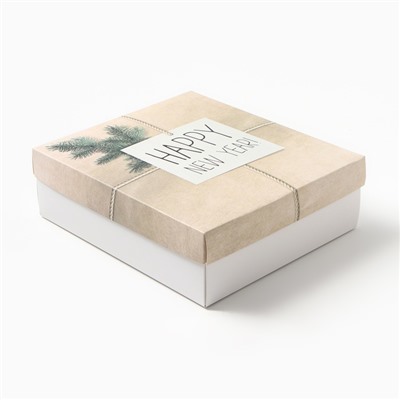 Набор новогодний подарочный «Этель» Happy new year, 5 предметов, полотенце, расчёска, повязка