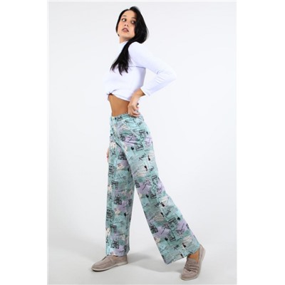 Брюки 88038 (Зеленый)